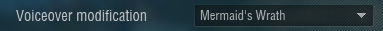 Audio settings screenshot